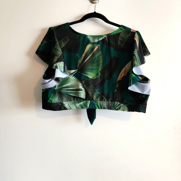 Cacique Flutter Sleeve Bikini Top ONLY Size 22 - Picture 2 of 3